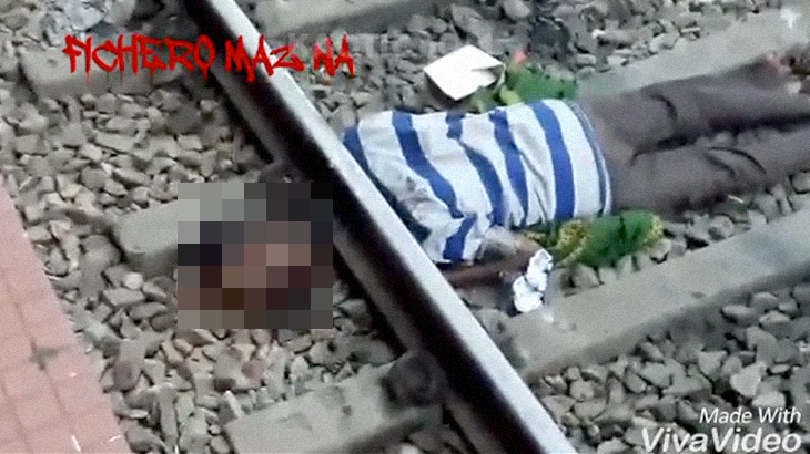 【閲覧注意】列車に首を切断されてしまった男のグロ動画。