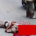 【閲覧注意】事故で頭を潰されてしまった男性のグロ動画。