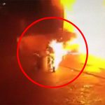 【衝撃映像】溶鉱炉が爆発し、溶けた金属を全身に浴びて火だるまになってしまった作業員。