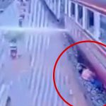 【閲覧注意】走行中の列車から転落した男性、そのまま轢かれてしまうアクシデント。