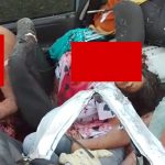 【閲覧注意】トラックに突っ込んだ車内、乗っていた4人が死亡したグロ動画。