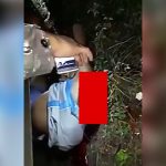 【閲覧注意】バイク事故で頭がスパッと切断されてしまった男性のグロ動画。