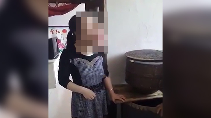 【衝撃映像】ヤバすぎる顔を持つ中国の女性。