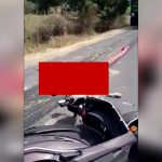 【閲覧注意】トラックに身体を引き裂かれて死亡した女性のグロ動画。