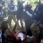 【閲覧注意】ギャングに捕まった男性が森の中で首を切断されて殺されるグロ動画。