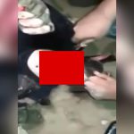 【閲覧注意】敵兵の首をナイフで切断して盛り上がる兵士たちのグロ動画。