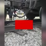 【閲覧注意】電車に轢かれて左腕を切断されてしまった男性。