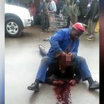 【閲覧注意】殺した男性の目に指を突っ込むイカれた男。