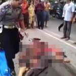 【閲覧注意】トラックにグチャグチャにされた男性の死体を回収するグロ動画。