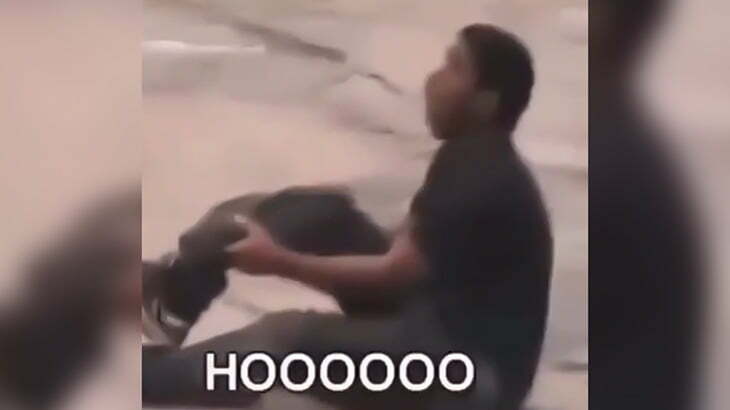 【閲覧注意】自転車でトリックを決めようとした男性、失敗して右脚が折れてしまう映像。