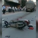 【閲覧注意】トラックに身体を引き裂かれて死亡した男性のグロ動画。
