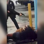 飼い主に噛み付いた3匹のピットブルが警官に撃ち殺される映像。