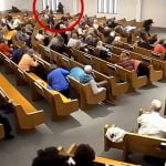教会で銃を乱射した男が即射殺される事件映像。