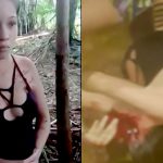 【閲覧注意】まだあどけなさが残る女の子が森の中でギャングに銃殺される映像。