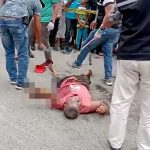 【閲覧注意】感電して左腕が焼け切れてしまった男性の死体?像。