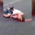 【閲覧注意】バイク事故で頭が潰れてしまった男性のグロ動画。