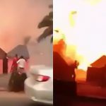 【閲覧注意】ガソリンスタンドの爆発で多くの人が全身を火傷してしまった映像。