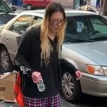 ドラッグで意識朦朧とする女性を撮影した映像。