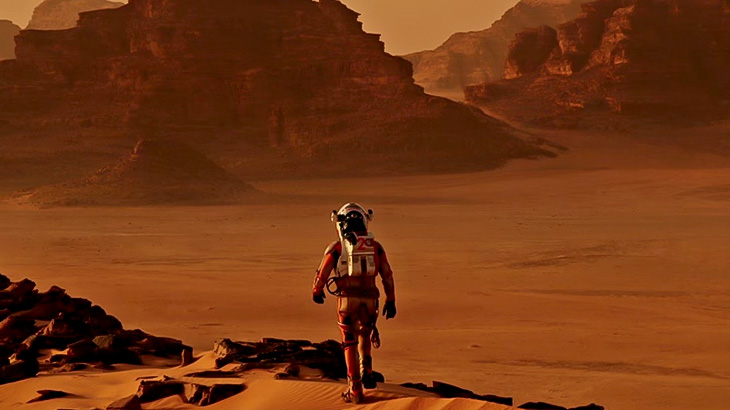 火星に降り立った探査車が撮影した大地の映像