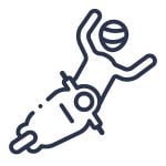 【閲覧注意】トラックに轢かれたバイカーの男性、上半身を粉砕されてしまう（動画）