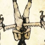 【閲覧注意】逆さに吊るした男性の死体をノコギリでバラバラに･･･（動画）