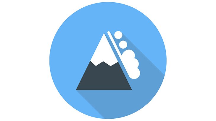 雪山で発生した雪崩、あっという間に麓まで到達する驚異的なスピード