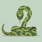巨大なヘビにチンコ噛まれてパニックになる悲壮感漂う男（動画）