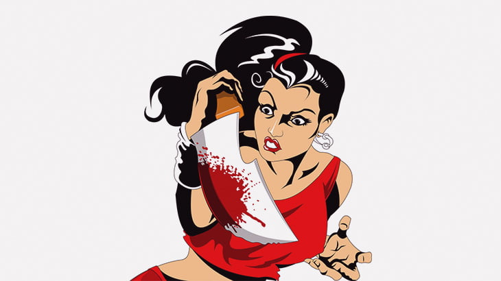 イカれた中国人女さん、刃物で見ず知らずの人を斬りつけてしまう（動画）