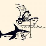 【閲覧注意】漁師さん、ホホジロザメに左腕を食われてしまう･･･（動画）