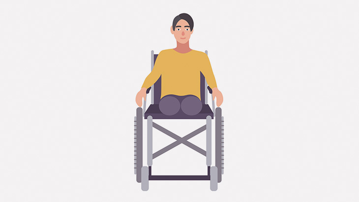 脚が無い男のセックス、すごい（動画）