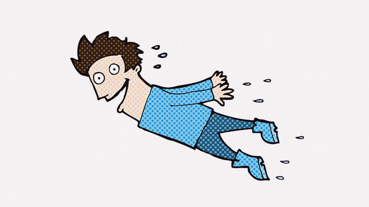 麻薬中毒者の男、全裸でアイキャンフライして死亡（動画）