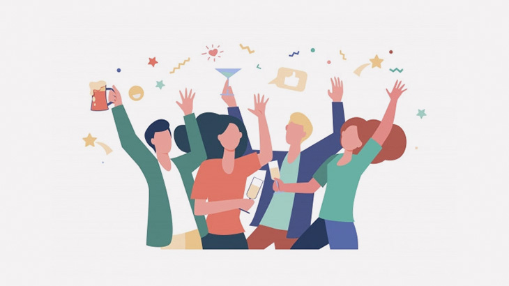 パーティー中、窓際にいた女性、転落･･･（動画）