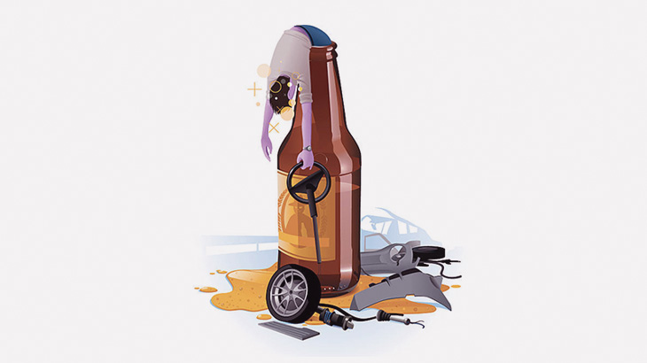 即落ち2コマみたいな死亡事故映像