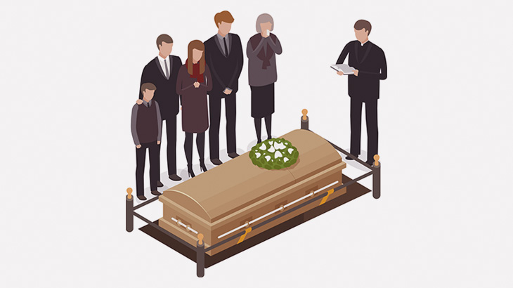 葬儀中、男性死体の顔にマンコをこすりつける女（動画）