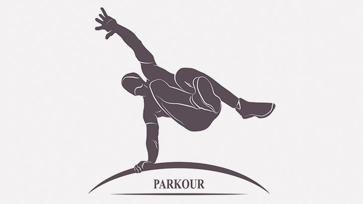 そこそこ幅のある橋をジャンプする男（動画）