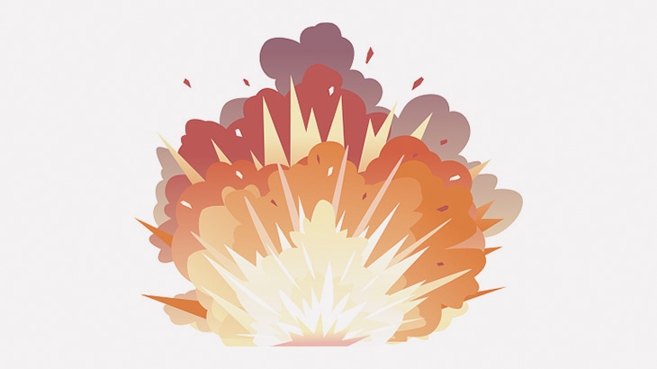 【中国】地面が爆発（動画）