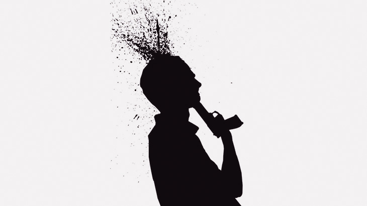 【閲覧注意】銃で自殺しようとした男、顎が破壊されただけで生き延びてしまう･･･（動画）