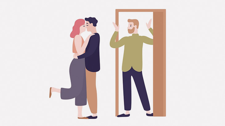 昼間から不倫セックスしてた間男、逃げる様がまるでコントｗｗｗｗ（動画）