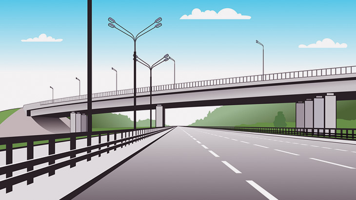 車を運転していたドライバー、陸橋から飛び降りた人間に激突してしまう（動画）