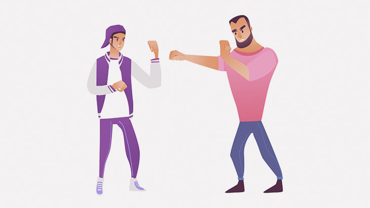 店で喧嘩になった男、相手に銃で撃ち殺されてしまう（動画）