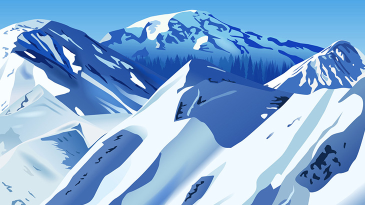 【閲覧注意】雪山で凍死した女性（画像）