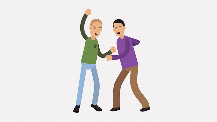 喧嘩になった2人の男、姑息すぎるｗｗｗｗ（動画）