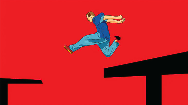 建物から建物へ飛び移ろうとした男、失敗して死亡･･･（動画）