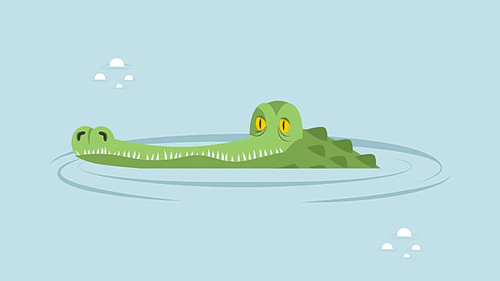 ワニ「人間の死体浮いてるやん！食ったろ！」（動画）