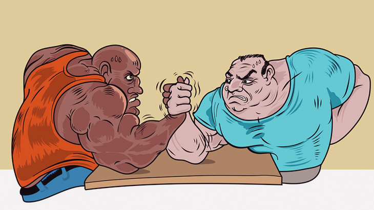 アームレスリング選手の身体、人間離れしすぎ･･･（動画）