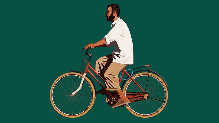 走るトラックの後ろに捕まってた2人の自転車、転倒して後続車に轢かれてしまう（動画）