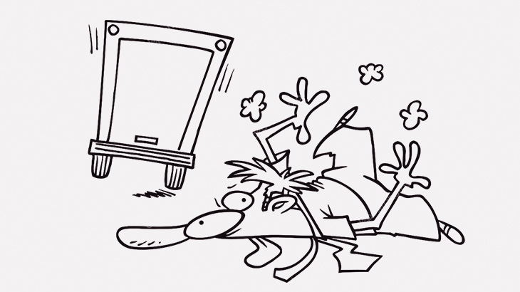 【閲覧注意】バイクの男、トラックに引き裂かれてしまう･･･（動画）