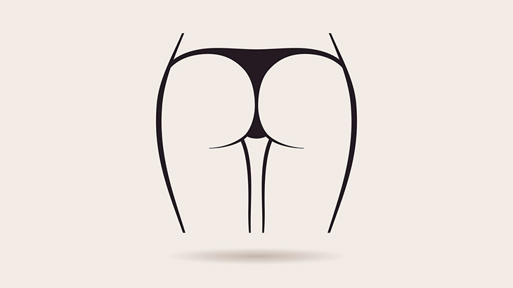 お尻に自信ネキさん、とにかく見せたがる（動画）