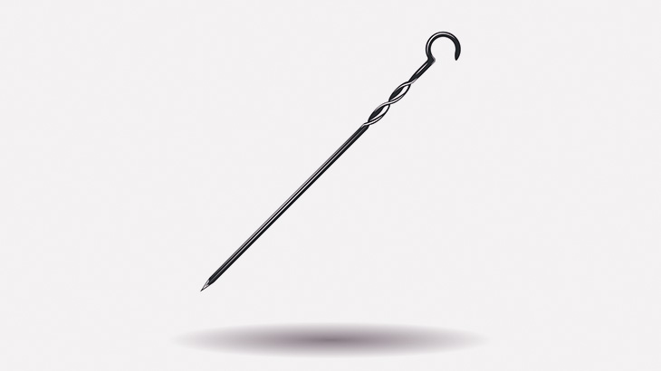 【閲覧注意】ドM女さん、オッパイ串刺しにされてしまう･･･（動画）