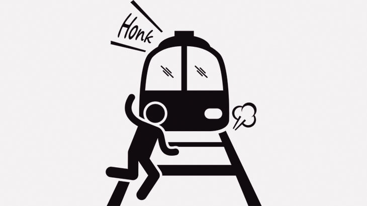 【閲覧注意】電車への飛び込み自殺に失敗するとこうなる･･･（動画）
